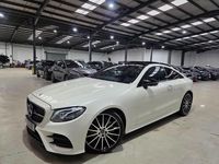 Used Mercedes E300 AMG line 2020 White Coupe