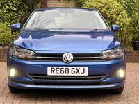 Used VW Polo SE 95 HP (69 kW) 2018 Blue Hatchback