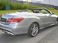 Used Mercedes E220 AMG line 2015 Palladium silver metallic Cabriolet