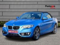 used BMW 218 2 Series Convertible Sport1.5 i Gpf Sport Convertible 2dr Petrol Auto Euro 6 (s/s) (136 Ps) - MH19LKD