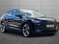 Used Audi Q4 Sportback e-tron Black Edition 147 kW (201 HP) 2024 Mythos black SUV