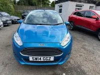 Used Ford Fiesta Zetec 2014 Blue Hatchback