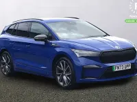 Used Skoda Enyaq iV Comfort 150 kW (204 HP) 2022 Blue SUV