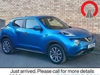 Used Nissan Juke Tekna 117 HP (86 kW) 2019 Blue SUV