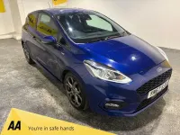 Used Ford Fiesta ST-Line 100 HP (73 kW) 2018 Blue Hatchback