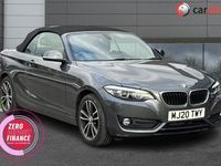 Used BMW 218 Sport Line 150 HP (110 kW) 2020 Grey Cabriolet
