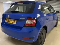 Used Skoda Fabia 75 HP (55 kW) 2019 Blue Hatchback