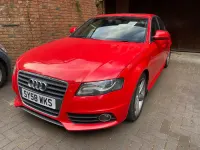 Used Audi A4 S-Line 160 HP (117 kW) 2008 Red Sedan