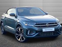 New VW T-Roc Cabriolet R-line 150 HP (110 kW) 2026 Petrol blue Cabriolet
