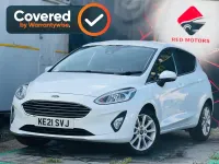 Used Ford Fiesta Titanium 2021 White Hatchback