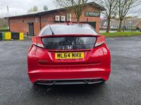 Begagnad Honda Civic SE Plus 120 HK (88 kW) 2014 Röd Halvkombi