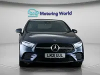 Used Mercedes A250 AMG line 259 HP (190 kW) 2021 Blue Sedan