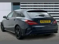 Used Mercedes CLA220 AMG line 174 HP (127 kW) 2017 Blue Coupe