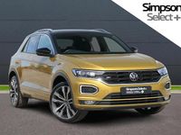 Used VW T-Roc R-line 150 HP (110 kW) 2022 Yellow SUV