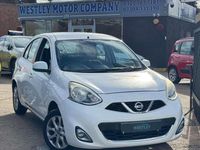Used Nissan Micra Acenta 2013 White Hatchback