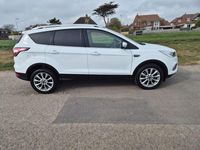 Used Ford Kuga Titanium 150 HP (110 kW) 2019 Frozen white SUV