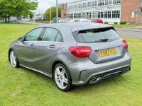 Used Mercedes A200 AMG line 136 HP (100 kW) 2017 Grey Hatchback