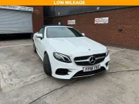 Used Mercedes E220 AMG line 194 HP (142 kW) 2018 White Cabriolet