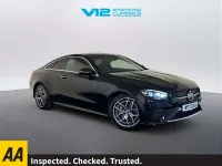 Used Mercedes E220 AMG Line Premium 194 HP (142 kW) 2021 Black Coupe