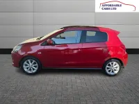 Used Mitsubishi Mirage 2014 Red Hatchback