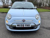 Usado Fiat 500 Lounge 69 HP (50 kW) 2009 Azul Cabrios