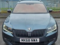 Used Skoda Superb SportlinePlus 190 HP (139 kW) 2018 Grey Estate