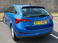 Used Skoda Scala SE 115 HP (84 kW) 2020 Blue Hatchback