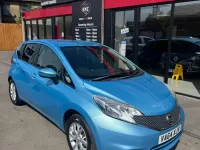 Used Nissan Note Acenta Premium 80 HP (58 kW) 2015 Blue Hatchback
