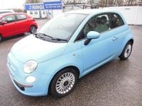 Used Fiat 500 Lounge 69 HP (50 kW) 2014 Blue Hatchback