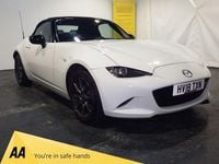 Used Mazda MX5 131 HP (96 kW) 2018 White Cabriolet