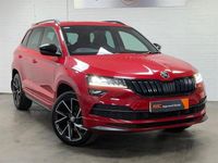 Used Skoda Karoq SportLine 150 HP (110 kW) 2019 Red SUV