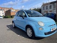 Used Fiat 500 Pop 85 HP (62 kW) 2011 Blue Hatchback