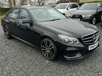Käytetty Mercedes E220 AMG 175 HP (128 kW) 2015 Musta Sedan