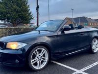 Used BMW 118 Cabriolet M Sport 140 HP (102 kW) 2011 Black Cabriolet