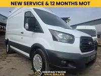 Used Ford Transit 130 HP (95 kW) 2018 White Van