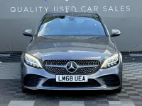Second-hand Mercedes C200 AMG line 2018 Gri Berlinǎ