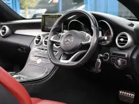 Begagnad Mercedes C220 AMG line 2017 Svart Cab
