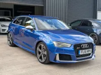 Used Audi RS3 Comfort 367 HP (269 kW) 2016 Blue Sedan