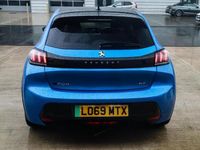 Used Peugeot e-208 GT 98 kW (134 HP) 2020 Blue Hatchback