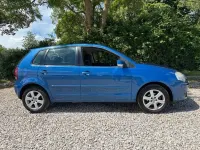 Used VW Polo Match 80 HP (58 kW) 2008 Blue Hatchback