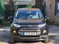 Used Ford Ecosport Zetec 2016 Black SUV