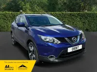 Used Nissan Qashqai N-Connecta 115 HP (84 kW) 2016 Blue SUV