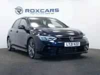 Used VW Golf VIII R-line 150 HP (110 kW) 2021 Blue Hatchback