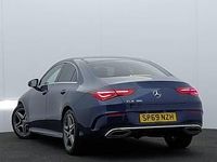 Used Mercedes CLA180 AMG line 136 HP (100 kW) 2019 Blue Sedan
