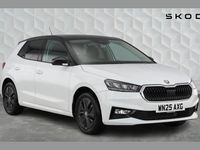Used Skoda Fabia Design Edition 94 HP (69 kW) 2025 Moon white metallic black magic pearl effect Hatchback
