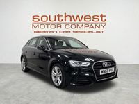 Used Audi A3 Sportback S-Line 150 HP (110 kW) 2018 Black Hatchback
