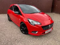 Used Vauxhall Corsa Edition 90 HP (66 kW) 2015 Red Hatchback