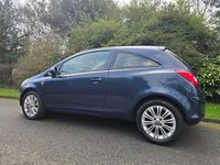 Used Vauxhall Corsa 2012 Blue Hatchback
