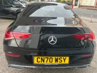 Begagnad Mercedes CLA220 AMG line 2020 Svart Sedan