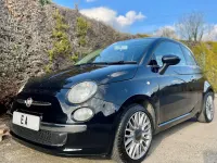 Used Fiat 500 69 HP (50 kW) 2015 Black Hatchback
